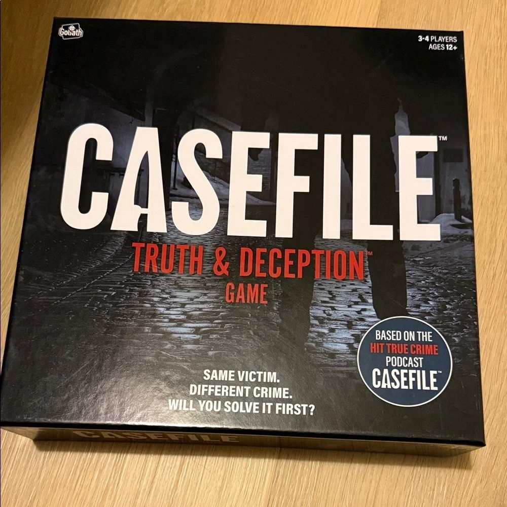 Goliath Casefile: Truth & Deception Game - Replayable Strategy Game NWT sealed